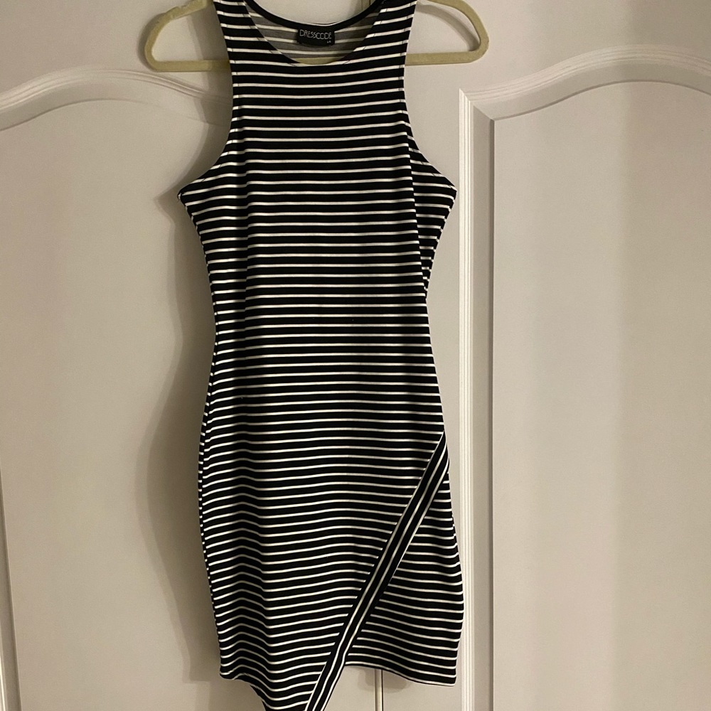 Body con striped dress